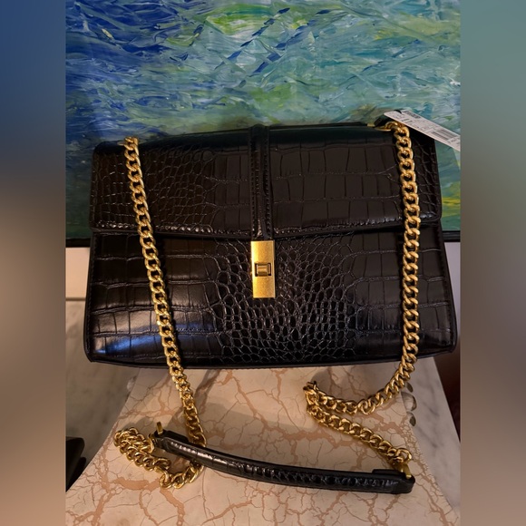 Mango MNG Shoulder or Crossbody Crocodile Print - Picture 4 of 4